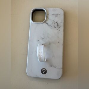 Loopy Case for iPhone 14 Plus in marble